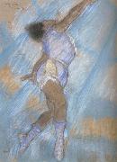 Edgar Degas Preparatory drawing for Miss La La at the cirque Fernando oil